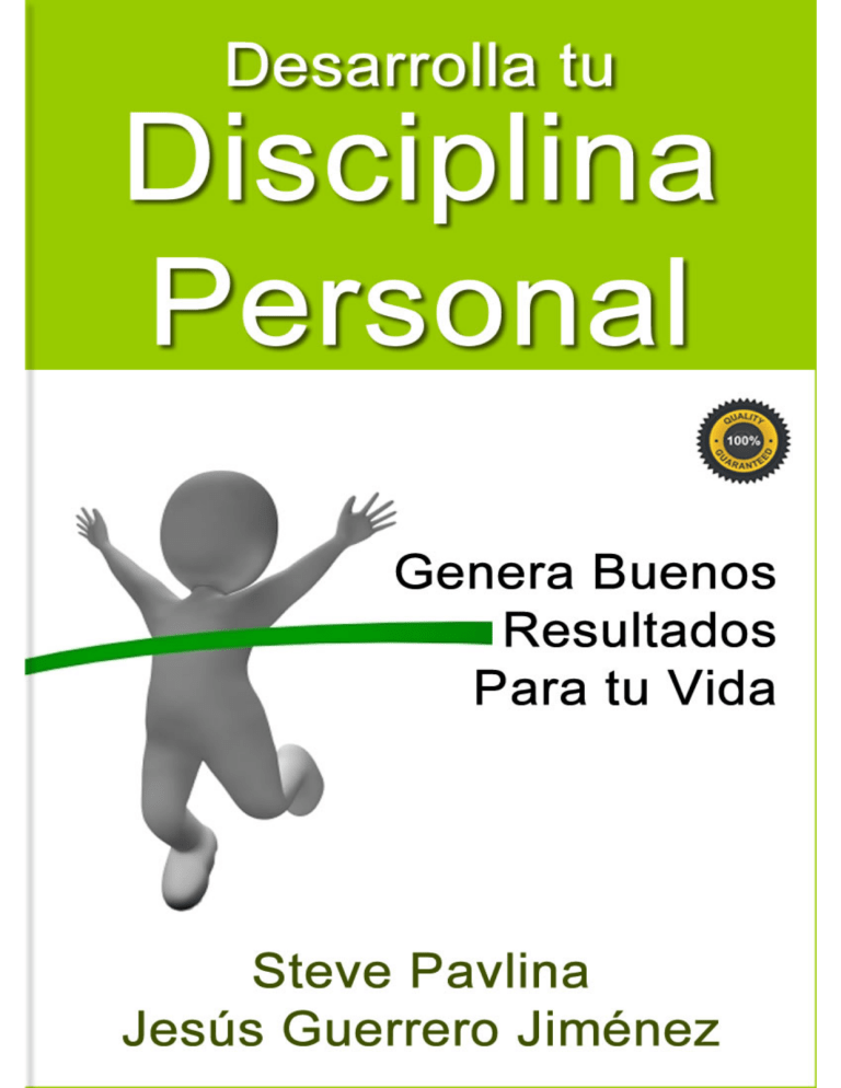 Portada del libro Desarrolla tu Disciplina Personal