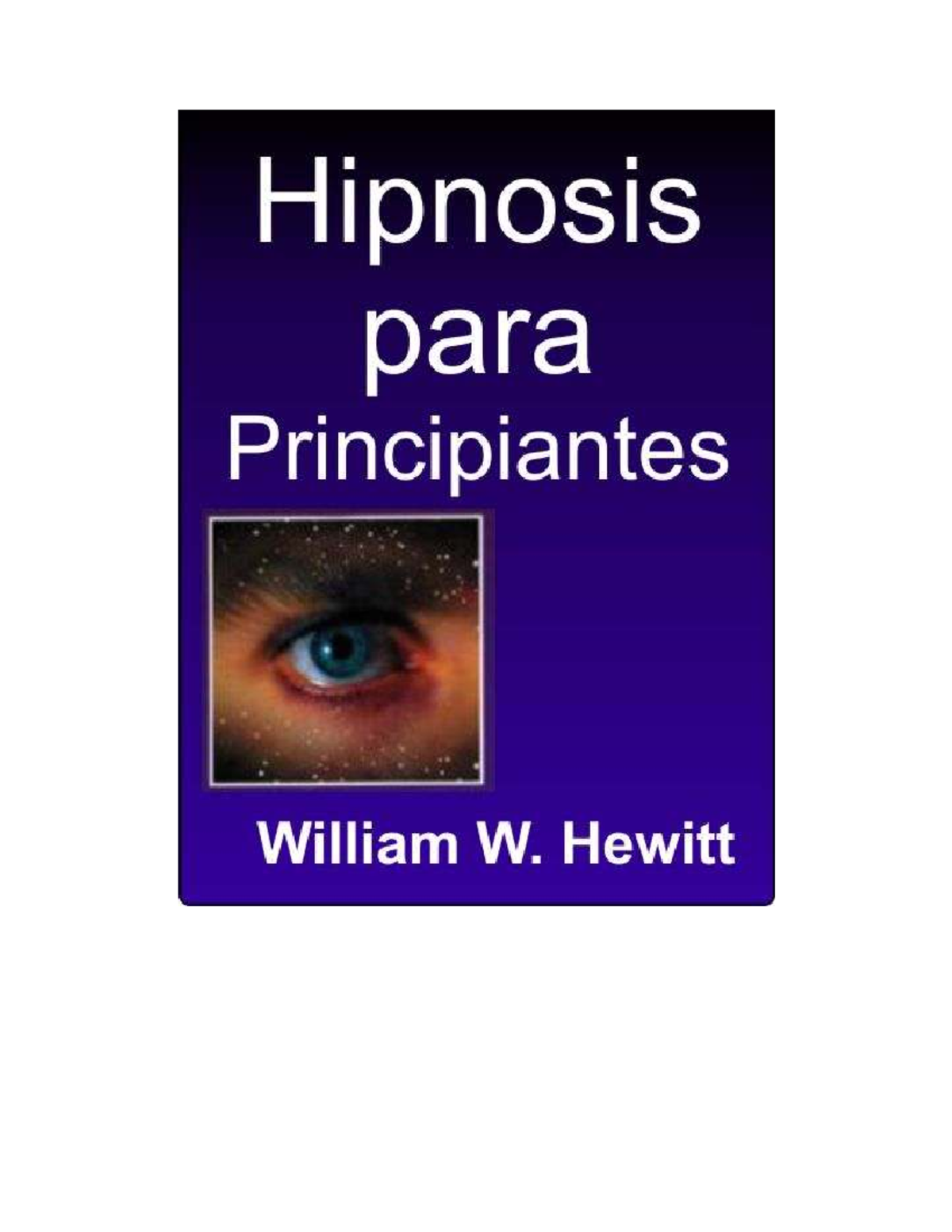 Portada del libro Hipnosis para principiantes