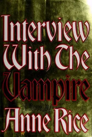 Portada del libro Entrevista con el Vampiro