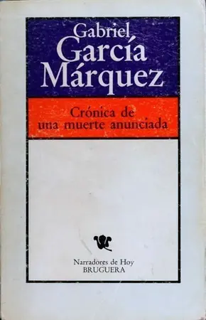 Portada del libro Crónica de una Muerte Anunciada