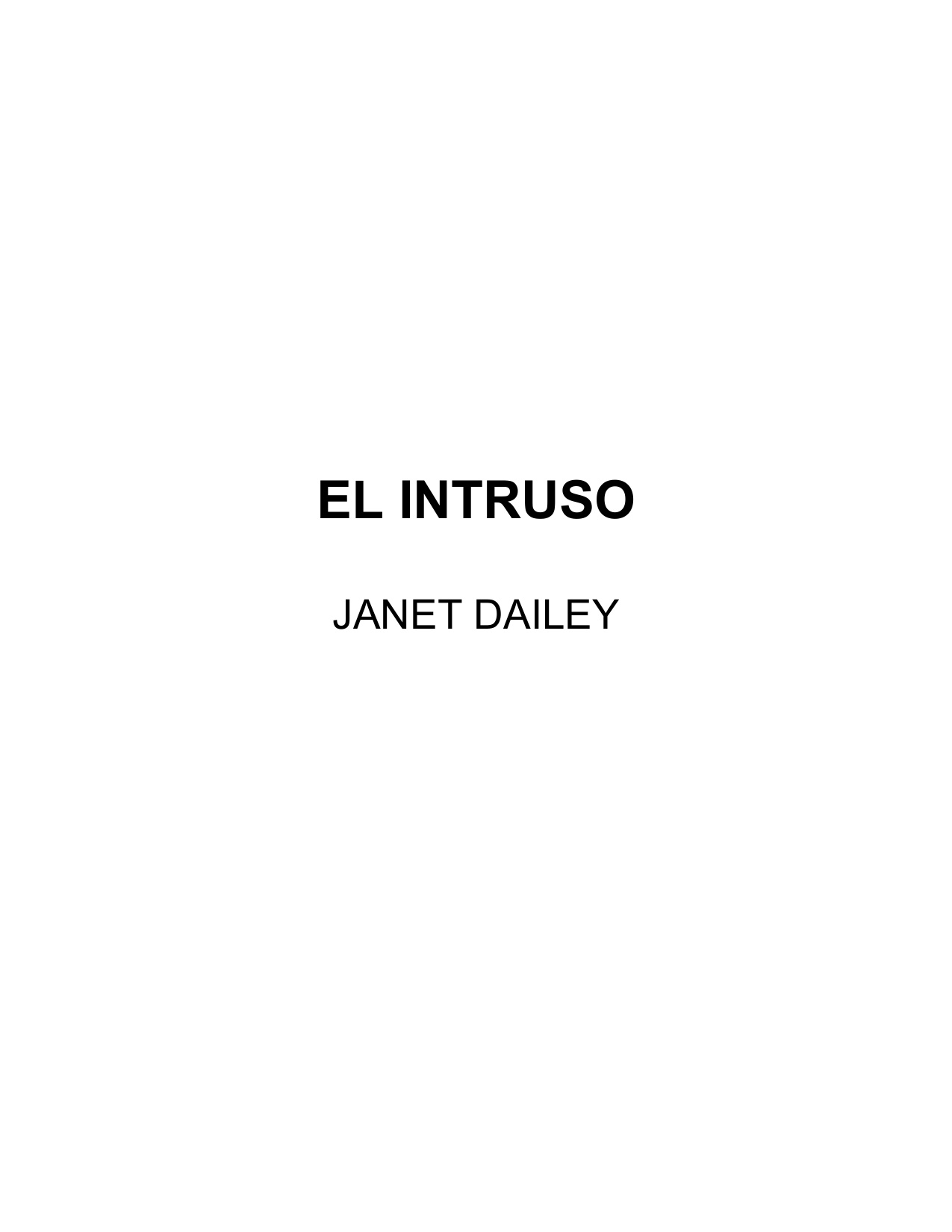 Portada del libro El Intruso