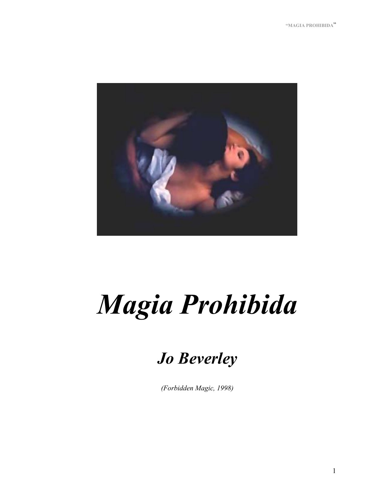 Portada del libro Magia Prohibida