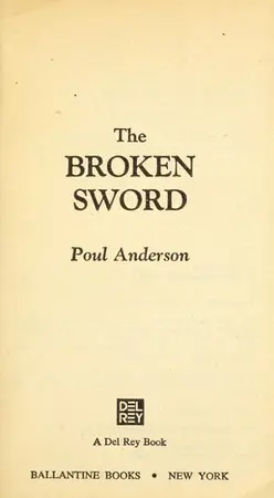 Portada del libro La Espada Rota