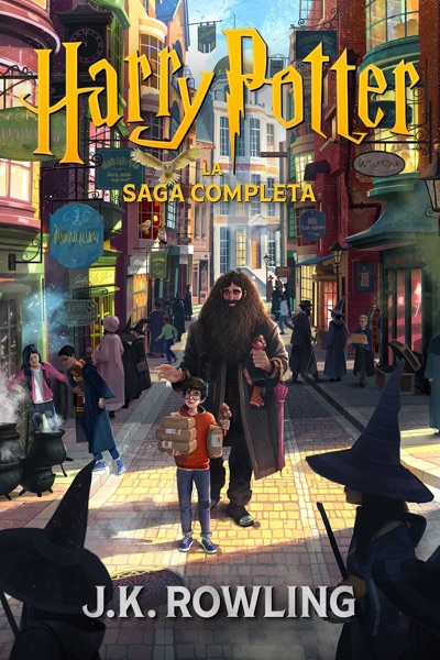Portada del libro Harry Potter, saga completa