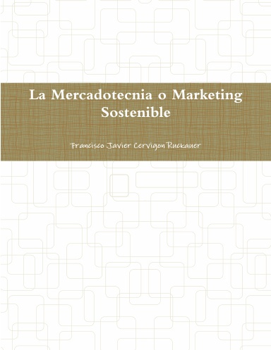 Portada del libro La mercadotecnia o marketing sostenible