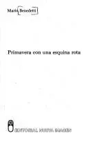 Portada del libro Primavera con una Esquina Rota