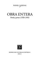 Portada del libro Obra Entera · Poesía y Prosa