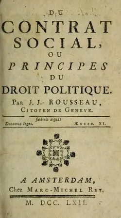 Portada del libro El Contrato Social