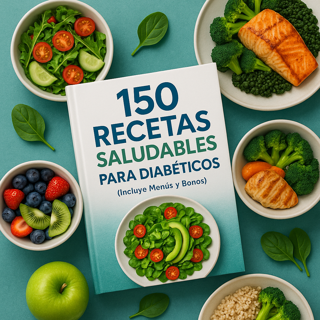 Portada del libro Recetas Saludables. Especial para Diabeticos