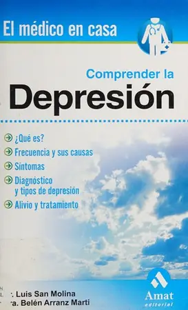 Portada del libro Comprender la depresión