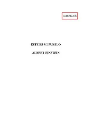Portada del libro Este Es Mi Pueblo