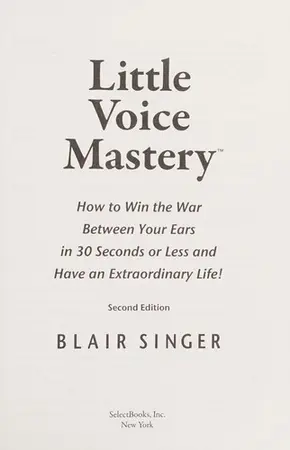Portada del libro Little Voice Mastery