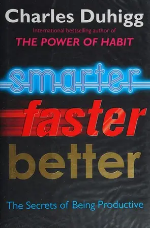 Portada del libro Smarter Faster Better
