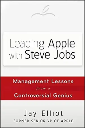Portada del libro Leading Apple with Steve Jobs