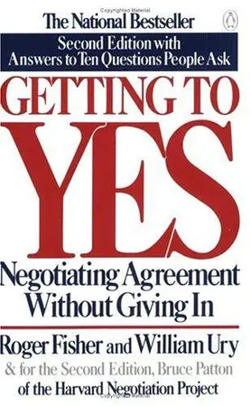 Portada del libro Getting to Yes