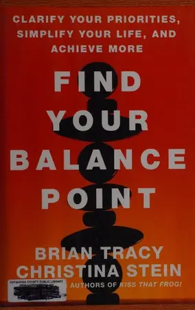 Portada del libro Find Your Balance Point