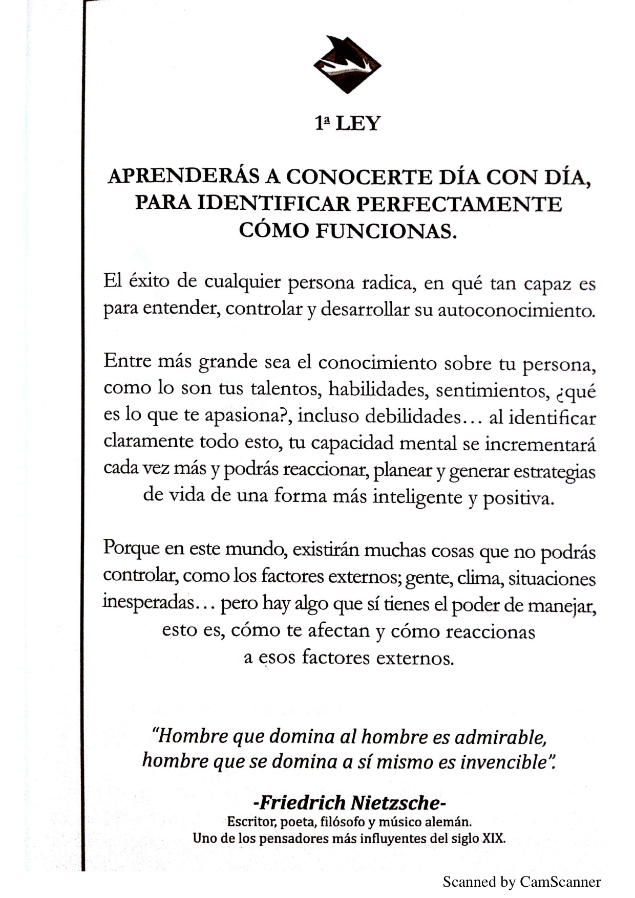 Portada del libro 1ra ley