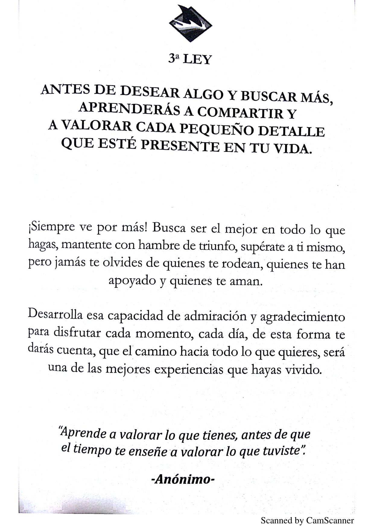 Portada del libro 3ra ley
