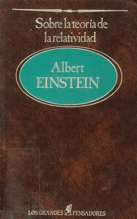 Portada del libro Sobre la Teoría de la Relatividad