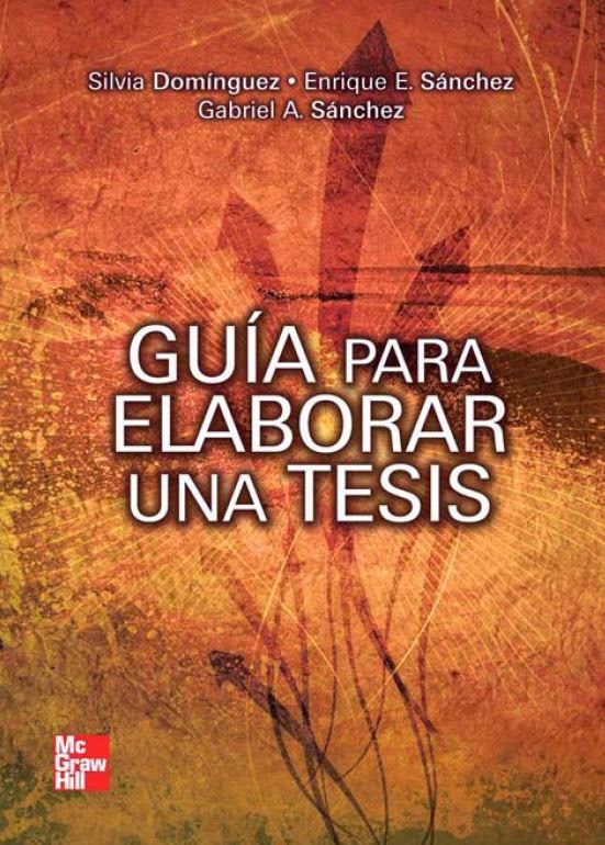 Portada del libro Guía para elaborar una tesis