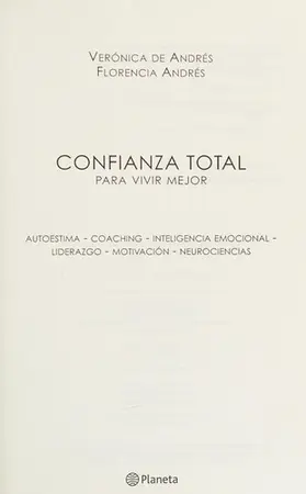 Portada del libro Confianza Total