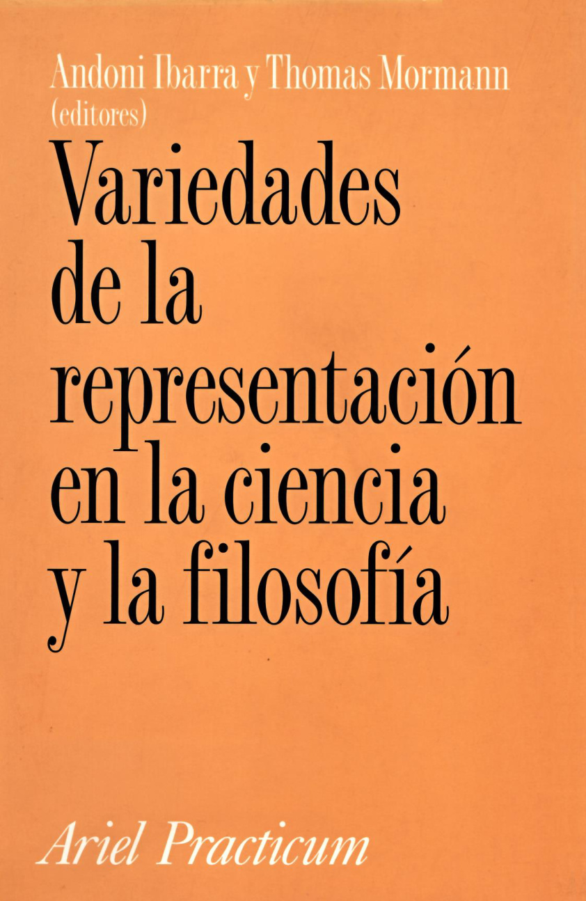 Portada del libro Variedades de la Representacion en la Ciencia y la Filosofia