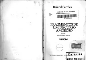 Portada del libro Fragmentos de un Discurso Amoroso