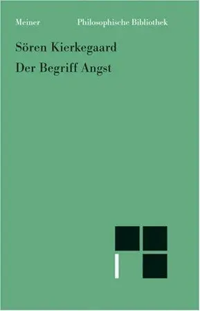 Portada del libro El Concepto de la Angustia