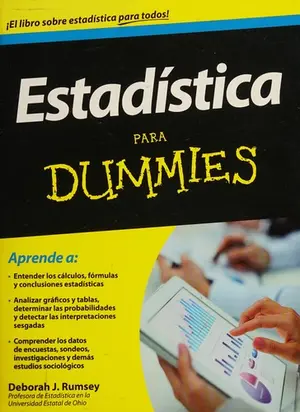 Portada del libro Estadistica para Dummies
