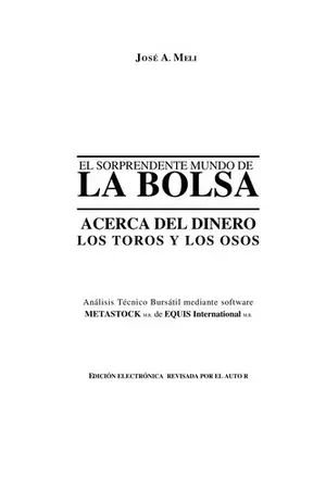 Portada del libro El Sorprendente Mundo de la Bolsa